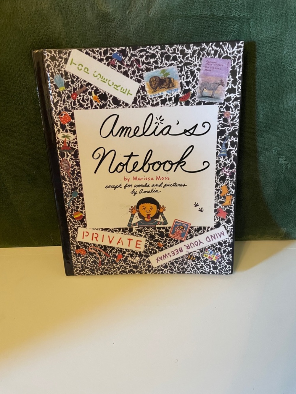 American Girl Amelia's Notebook Black and White Cover